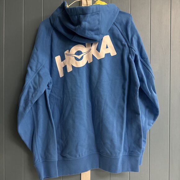 NEW HOKA ONE ONE HOODIE BONDI MEN XS WOMEN S "ALL GENDER" BLUE HOODIE NWT - Picture 10 of 11
